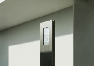 Geeichtes Thermometer für die Raumtemperatur