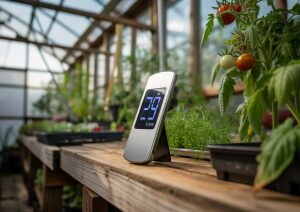 Temperatur im Gewächshaus überwachen