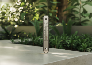 Thermometer für innen und außen mit Sensor