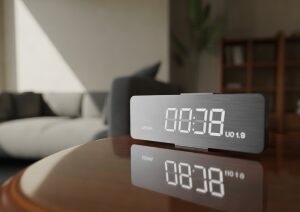 Uhr mit Anzeige der Luftfeuchtigkeit