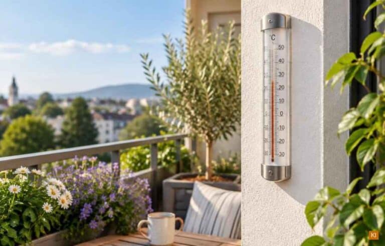 Außenthermometer für den Balkon