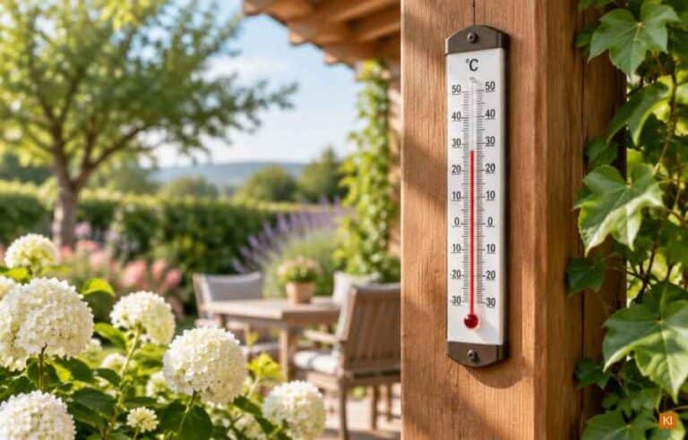 Außenthermometer für den Garten