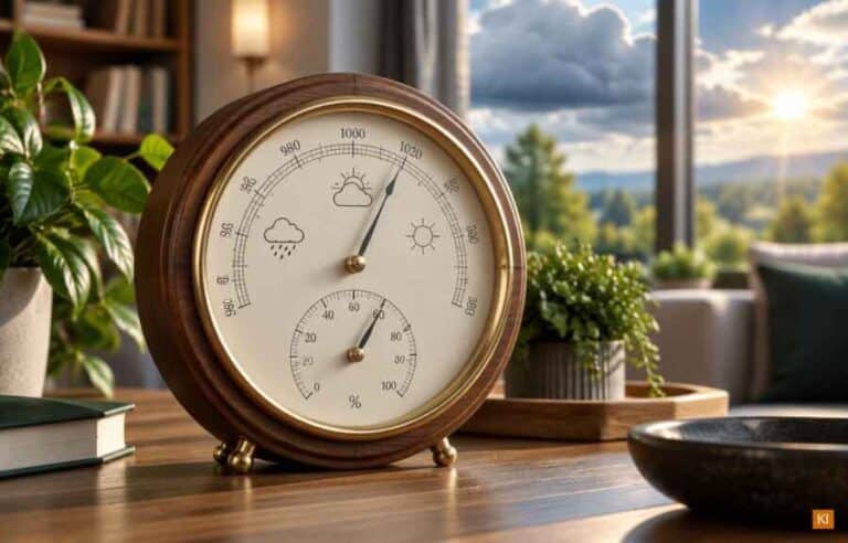 Barometer mit Hygrometer