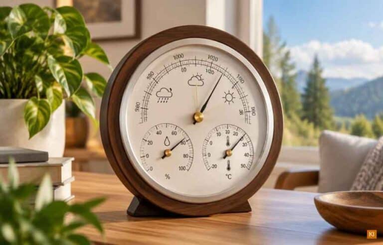 Barometer mit Hygrometer und Thermometer