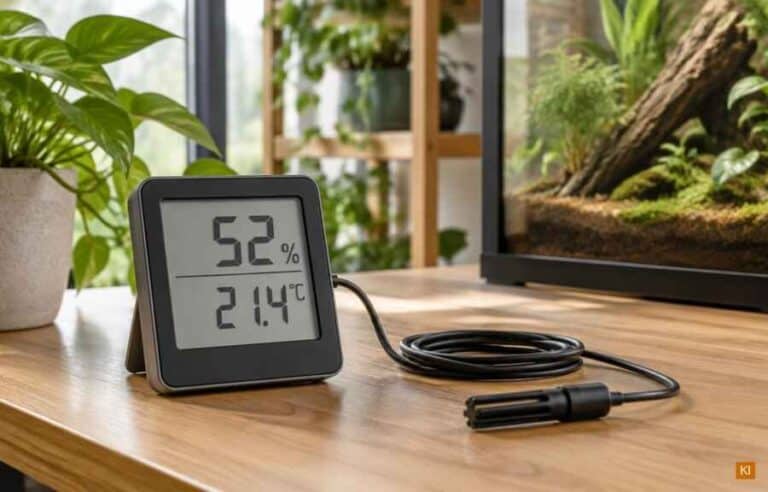 Digitales Hygrometer mit Fühler