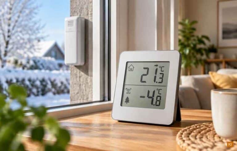 Digitales Thermometer für innen und außen