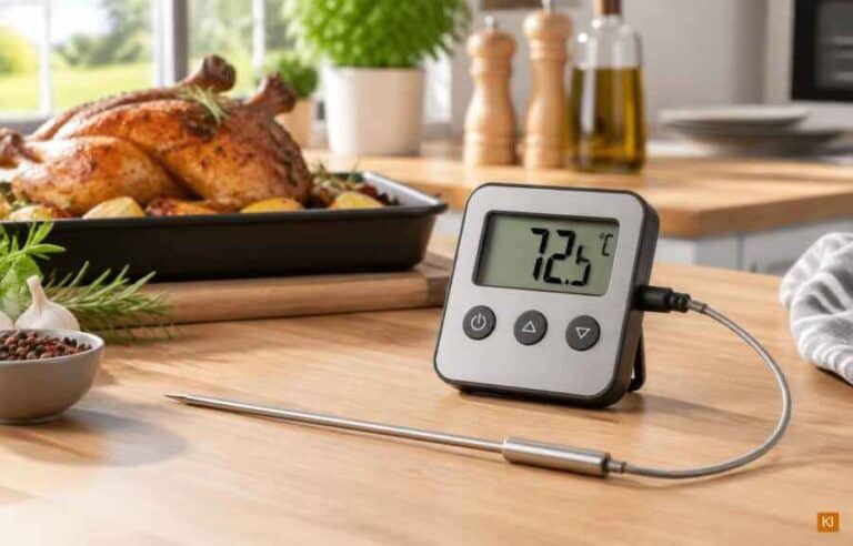 Digitales Thermometer mit Fühler