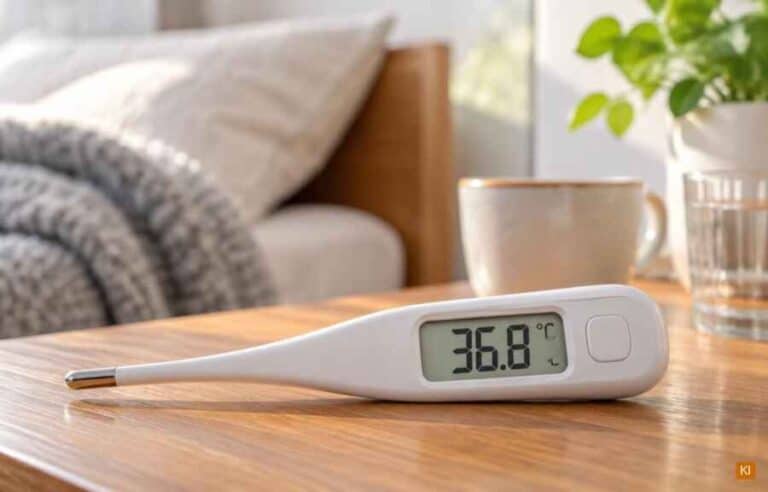 Digitales Thermometer mit großer Anzeige
