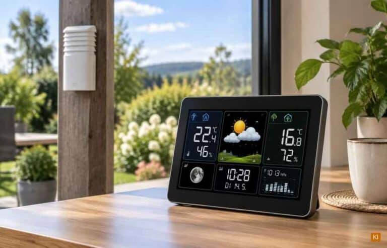 Funkwetterstation mit Außensensor