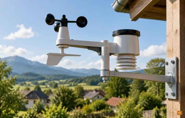 Halterung für eine Wetterstation