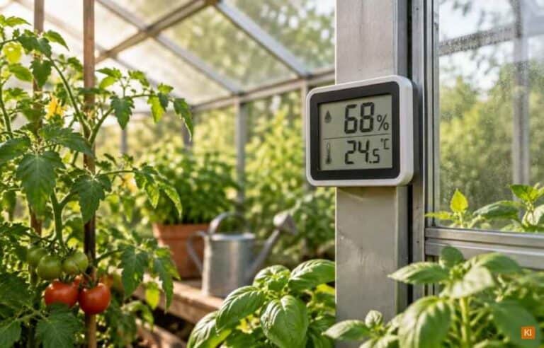Hygrometer für das Gewächshaus