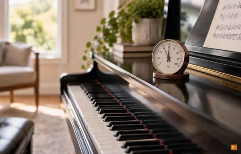 Hygrometer für das Klavier