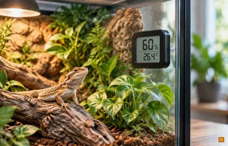Hygrometer für das Terrarium