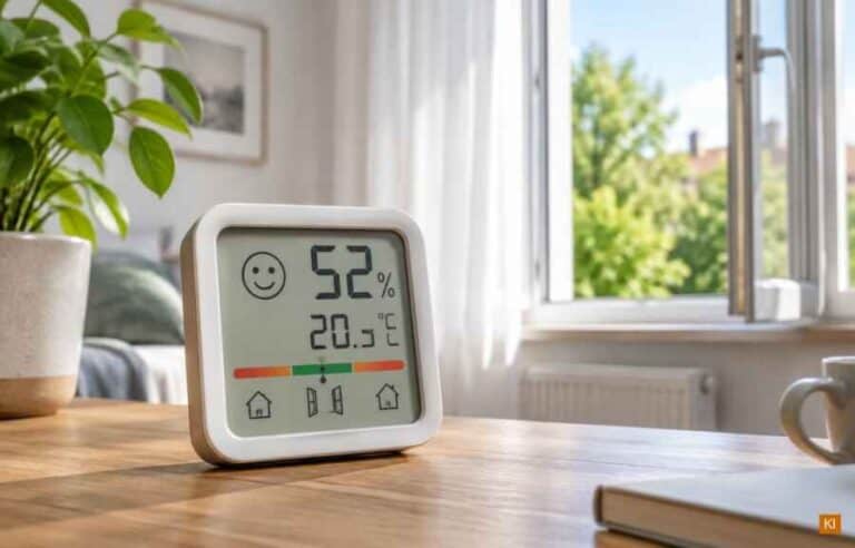 Hygrometer mit Lüftungsempfehlung