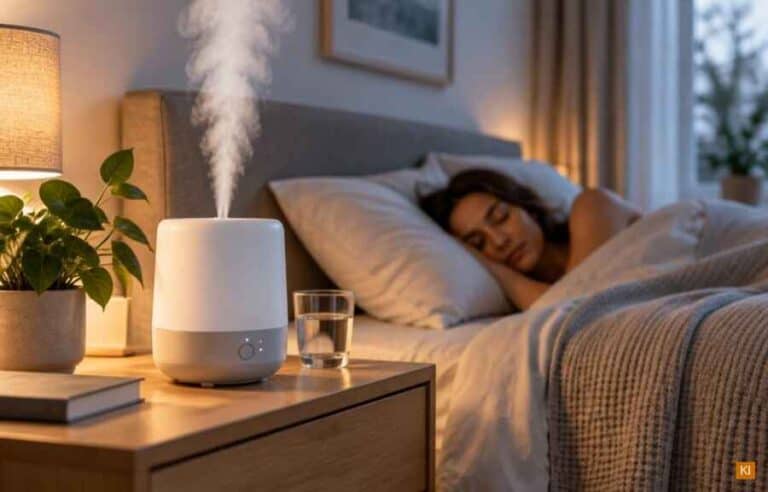 Luftbefeuchter für das Schlafzimmer