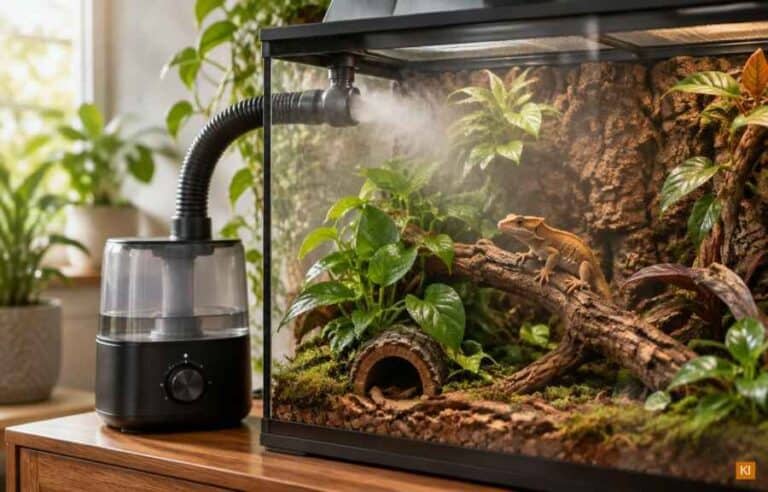 Luftbefeuchter für das Terrarium
