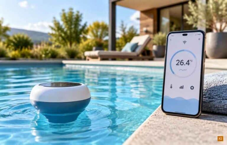 Poolthermometer mit WLAN