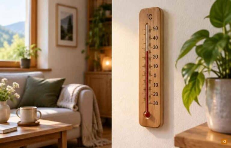 Raumthermometer aus Holz