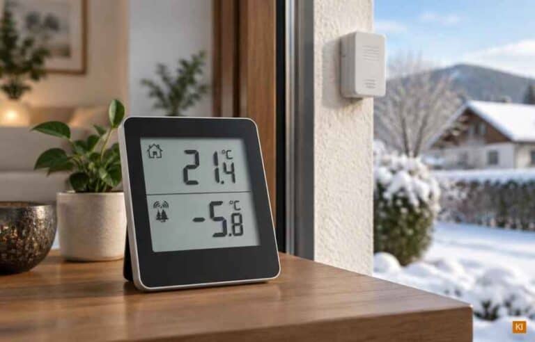 Raumthermometer mit Außenfühler