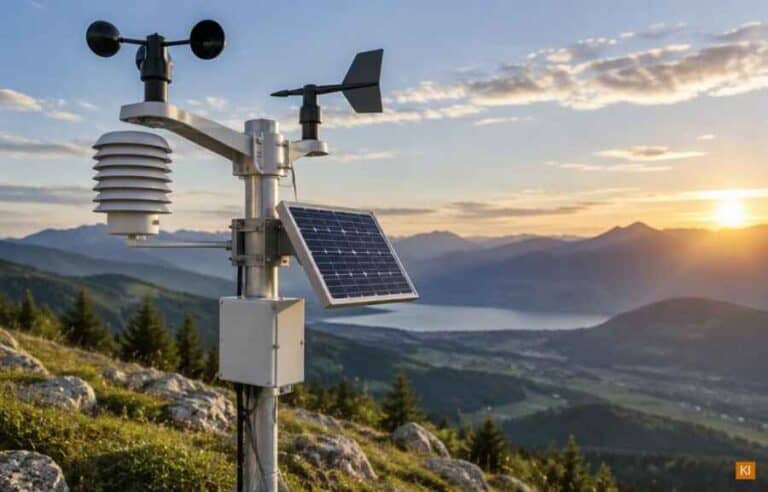 Satellitengestützte Wetterstation