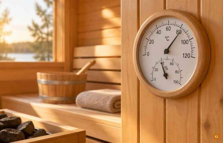 Thermo-Hygrometer für die Sauna