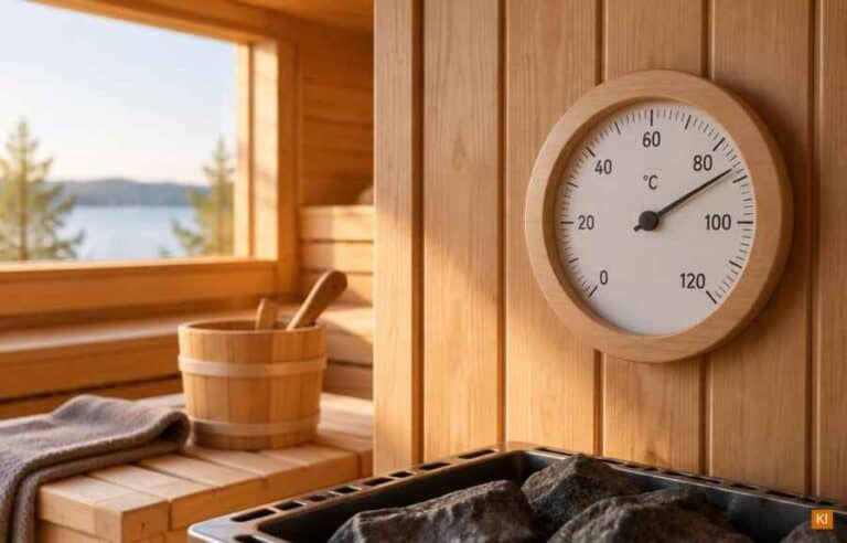 Thermometer für die Sauna