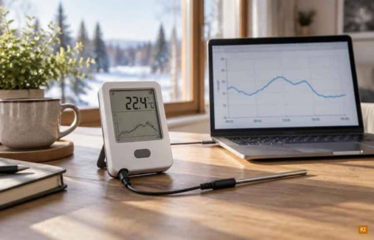 Thermometer mit Aufzeichnung