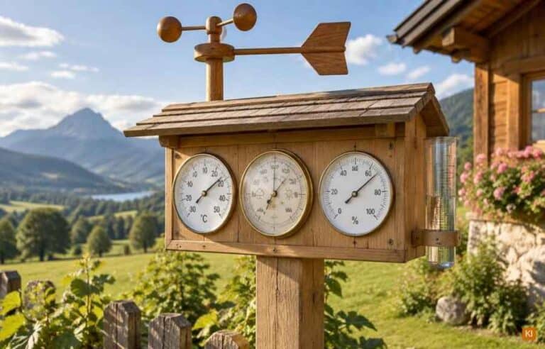 Wetterstation aus Holz