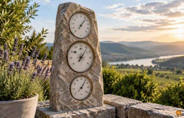 Wetterstation aus Stein