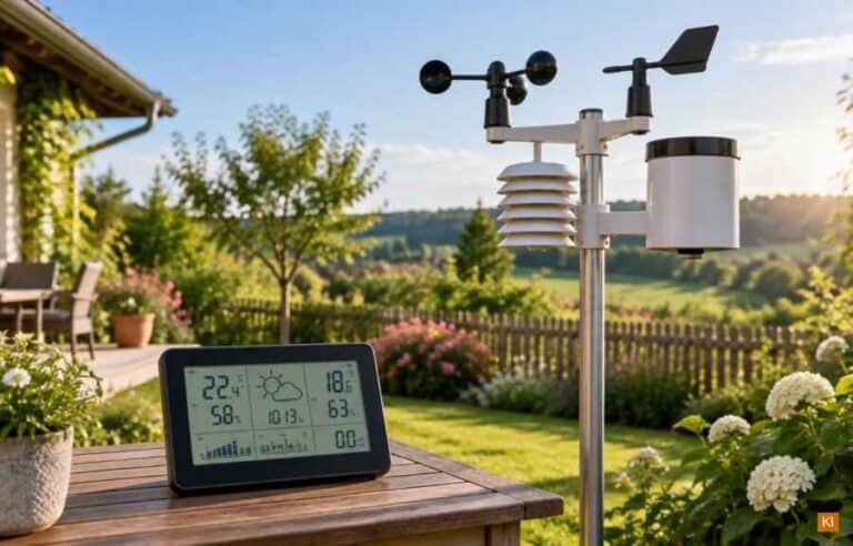Wetterstation für den Garten