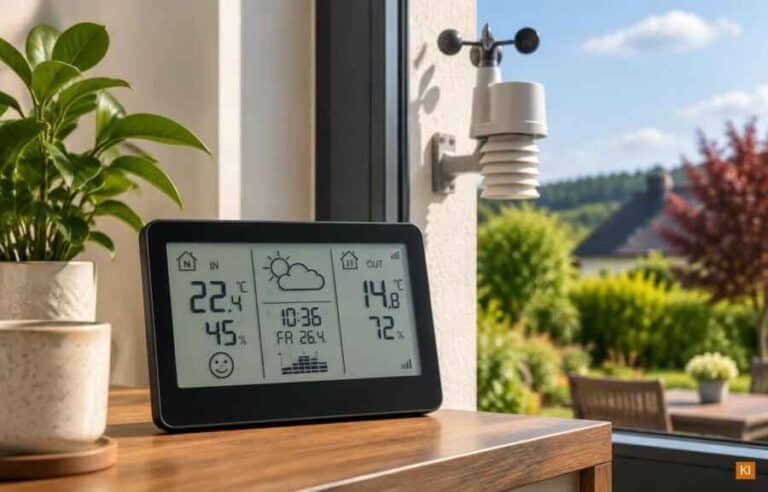 Wetterstation für innen und außen