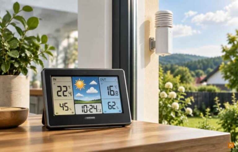 Wetterstation mit Außensensor