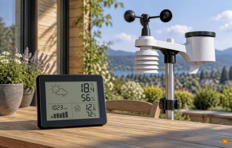 Wetterstation mit Batteriebetrieb