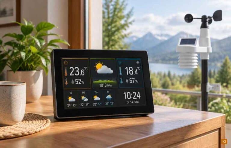 Wetterstation mit Farbdisplay