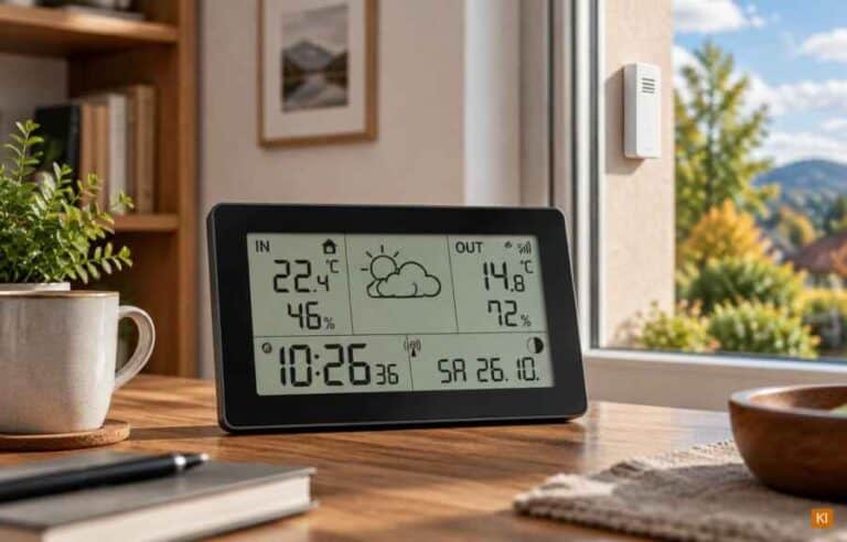 Wetterstation mit Funkuhr