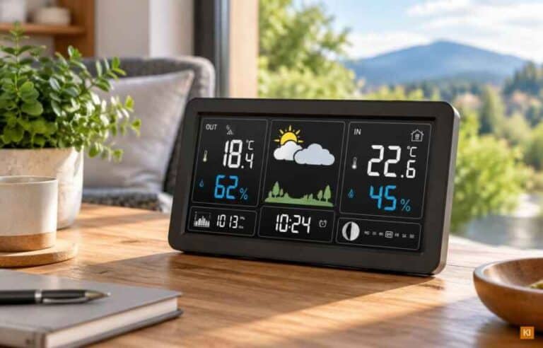 Wetterstation mit großem Display