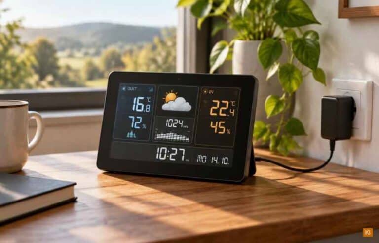 Wetterstation mit Netzteil