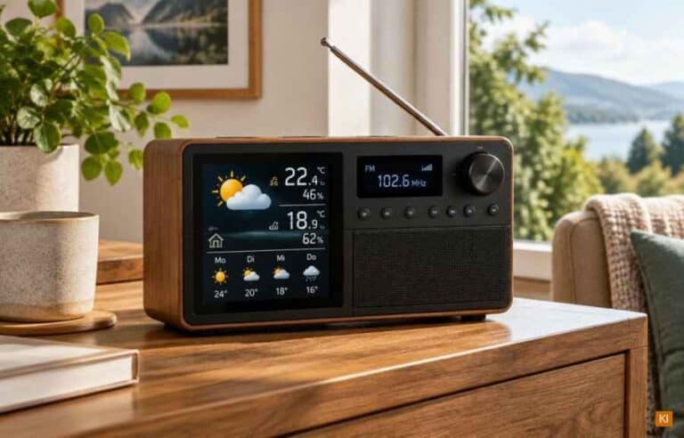 Wetterstation mit Radio