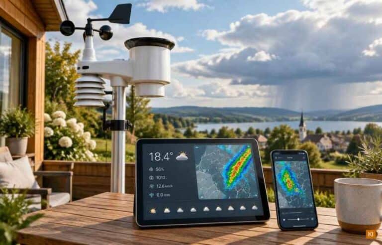 Wetterstation mit WLAN und Regenradar